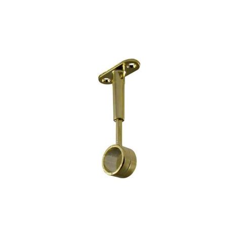 Supporti ciechi per tubo tondo - ottonato - 2 pz