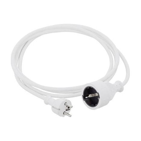 HAWA 1008290 Alimentazione Prolunga 16 A Bianco 3.00 m H05VV-F 3G 1,5 mm²