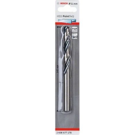 BOSCH BROCA HELICOIDAL HSS POINTTEQ 11,0 MM