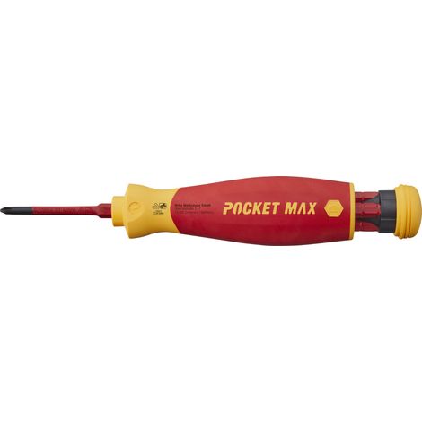 Wiha Giravite con portainserti a magazzino PocketMax® electric Assortito con 4 slimBit (45296)