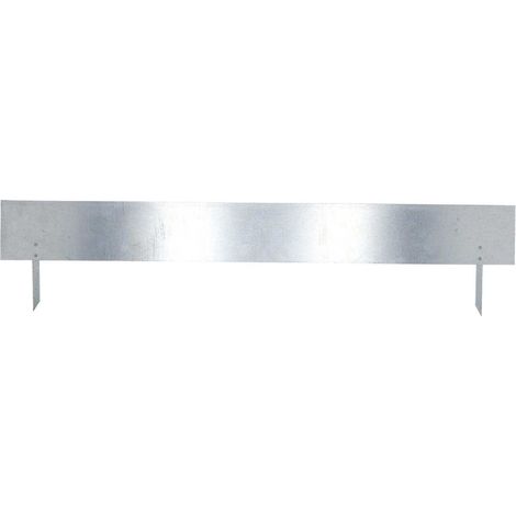 Bordure jardin acier galvanisé 105x22cm (1/4)