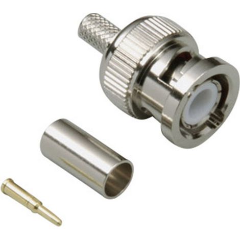 TRU COMPONENTS 1579461 BNC-Steckverbinder Stecker, gerade 50 Ω 1 St.