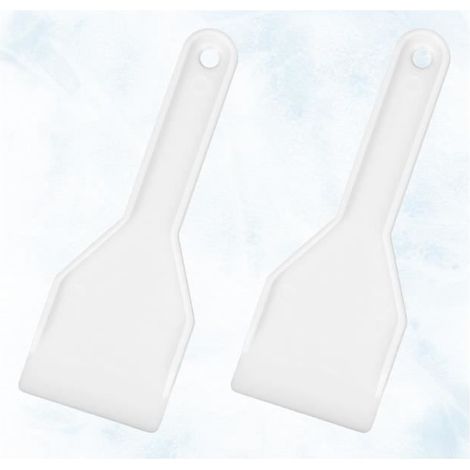 Grattoir à glace - WJ - PVC durable - Ergonomique - Blanc - Dégivrage facile (1/4)
