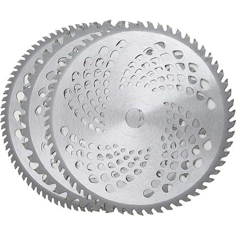 Lame de débroussailleuse en alliage de carbure de 25 cm (10 pouces), lot de 3 lames pour coupe-bordures et débroussailleuse, lames de scie circulaire, lames de débroussailleuse à 40, 60 et 80 dents. (1/5)