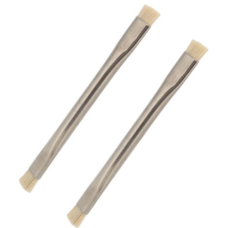 Lot de 2 brosses antistatiques ESD pour carte mère, brosses de nettoyage électroniques, pour téléphone portable, tablette, ventilateur d'ordinateur (1/5)