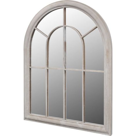 Espejo de jardín arco rústico uso interior y exterior 69x89 cm vidaXL (1/3)