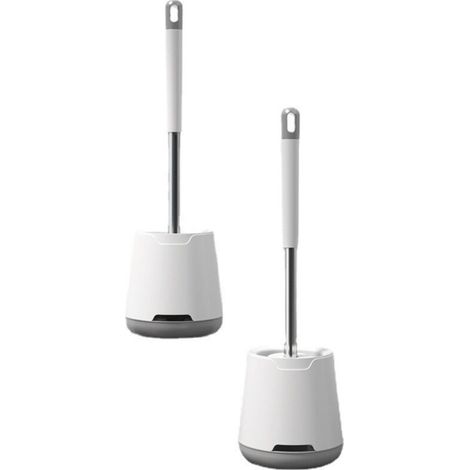 Brosse de toilette en silicone, EWEIMA à séchage rapide et antibactérienne-AquaForge (1/5)