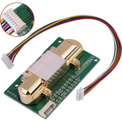 Le module de capteur de dioxyde de carbone infrarouge MH-Z14A dispose d'une sortie analogique PWM de port série de 0 à 5000 ppm. (1/5)