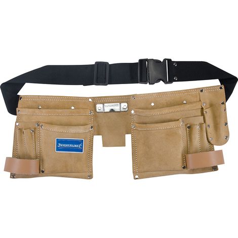 Werkzeuggürtel mit Doppeltaschen 11 Fächer
