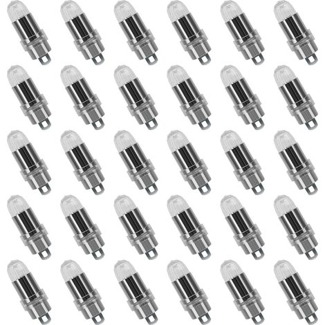 30 luces LED de globo en blanco cálido para decoración de farolillos de papel, bodas y fiestas [Clase energética A+]