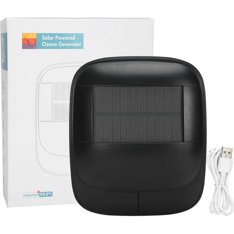 Purificateur d'air solaire pour voiture - Élimination des odeurs et du formaldéhyde (1/5)