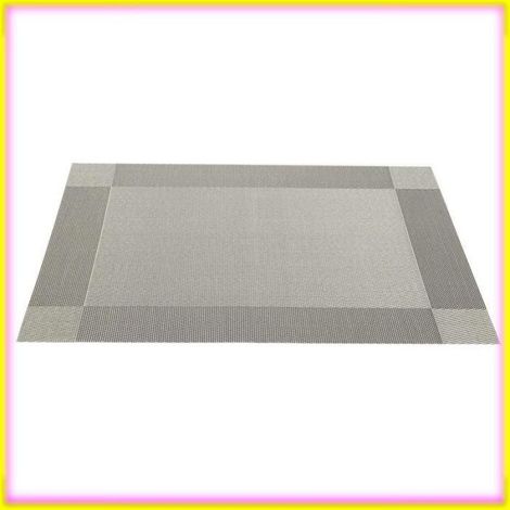 EJ.life Bowl Pad 4 Pcs Placemat, PVC Placemat, Kitchen Supplies for Dining Table for Placing Plate Table Decoration linge Gris (1/5)