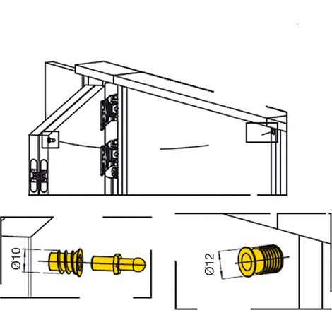 Darwin Kit Enganche Hoja Regulable   - Kit de enganche para hojas dobles Sistema Darwin (1/3)