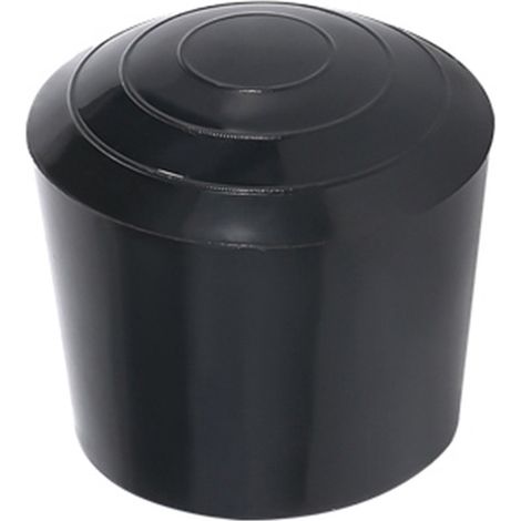 Sollbry Juego de 4 tapas redondas antideslizantes de caucho sintético para patas de silla, de 30 mm y 3 cm de diámetro, color negro (1/4)