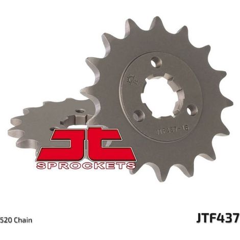 Pi帽贸n delantero JT F437-15, 15 dientes, tama帽o 520 (1/2)