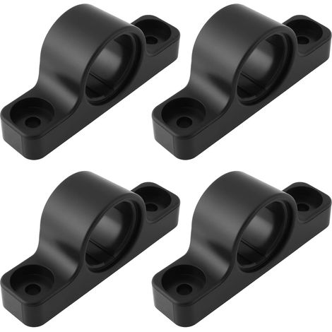 Lot de 4 supports de montage pour capteur de stationnement 70,5 x 14 x 4 mm de diamètre 21-22 mm, noir (1/5)