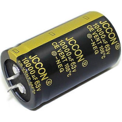 Condensateurs électrolytiques en aluminium à sorties radiales 63 V 10 000 µF pour la réparation de téléviseurs LCD et d'appareils électroniques grand public, 30 x 50 mm (1/5)