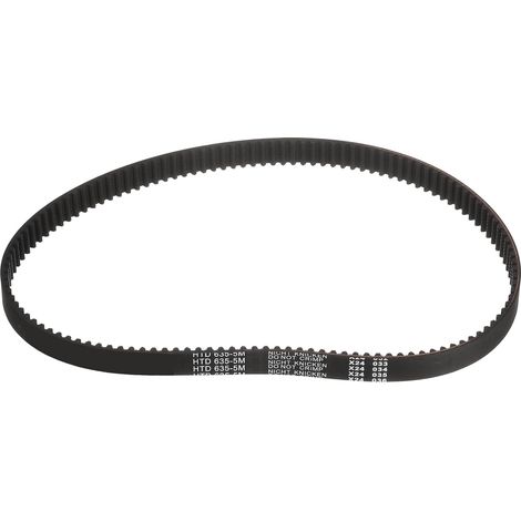 HTD-5M Rubber Timing Belt, 127 Tooth Closed Loop Synchronous Drive Belts for 3D Printer Pulleys, 635x15x3.6mm (Length x Width x Height) (1/5)