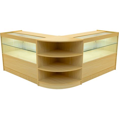 Andromeda LED Shop Counter Set LM60 & 2 x C1200 - Maple