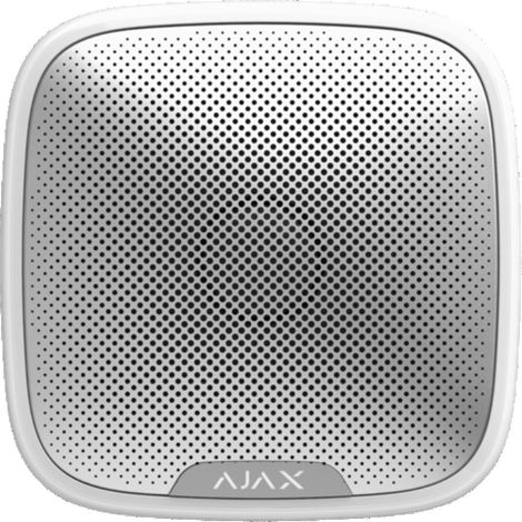 Ajax Sirena StreetSiren Street Siren da esterno senza fili Wifi 113Db Bianco