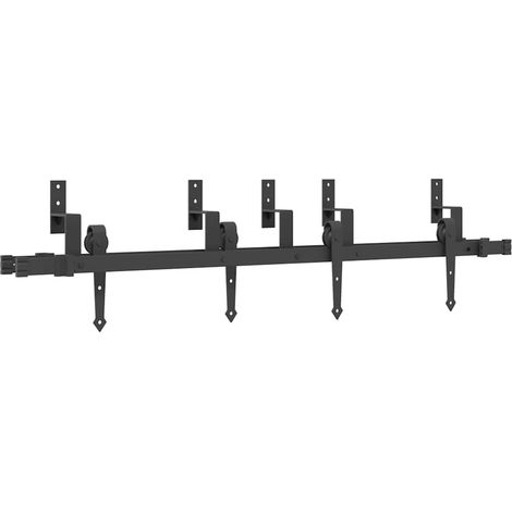 Maison Exclusive - Kit de herrajes para puertas correderas acero