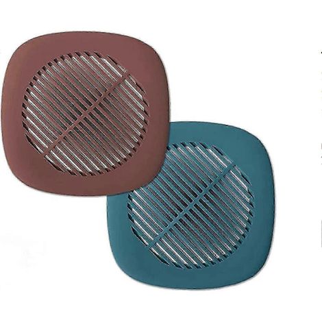 Set mit 2 Haarfängerclips, strapazierfähiger Silikon-Haarfänger mit Saugnapf, einfach anzubringen und zu reinigen, geeignet für Badezimmer, Badewanne und Küche (1/5)
