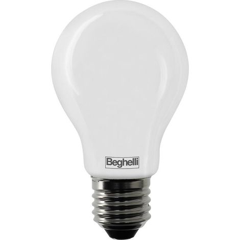 Beghelli Lampadina LED Opale Goccia 12W E27 - Luce Calda 3000K (1/6)