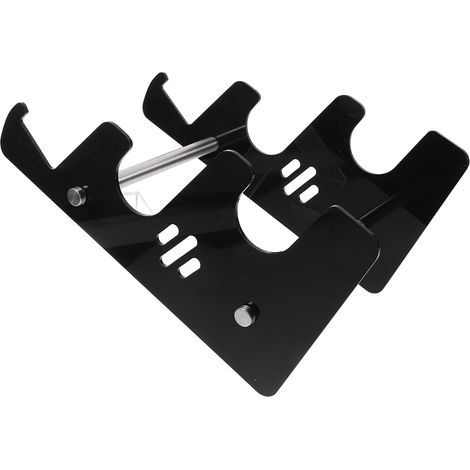 Support de Clavier Mécanique Noir Élévateur Ergonomique en Acrylique Portable et Léger Design Simple et Texture pour Bureau (1/5)
