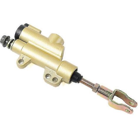 Maître-cylindre de frein hydraulique arrière neuf pour moto, compatible avec les modèles Thumpstar ATV Pit Pro Dirt Bike 50cc, 70cc, 110cc, 125cc, 150cc et 250cc - Couleur : Or (1/5)