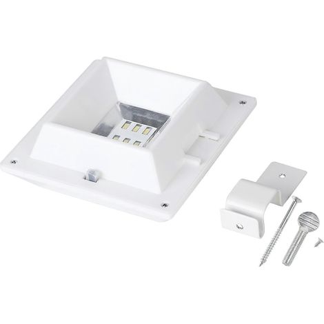 Wasserdichte 6-LED-Solar-Außenleuchte für Straßen, Gärten, Zäune, Wände und Dachrinnen – auch als Sicherheitsleuchte geeignet. (1/5)