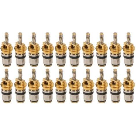 20pcs Tic de noyau de soupape à haute pression pour la plupart des pneus de climatisation de voiture automobile Remplacement de pneu Remplacement de Peugeot (1/5)