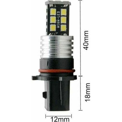 Lampade LED per fanali anteriori, 2x P13W, luce bianca 6000K, adatte per Audi A4 B8 (1/3)