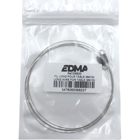 Alambre de corte de repuesto - 1430 mm - para mesa de corte doble de alambre caliente - EDMA OUTILLAGE - 536823