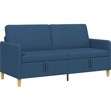 Sofá con almacenamiento Azul 172 x 78 x 87 cm Poliéster vidaXL