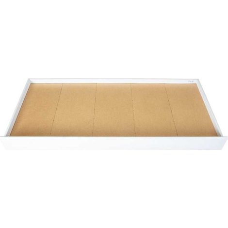 Inter Link Cassetto Estraibile Bianco 200 cm - Secondo Letto con Ruote - L 194 x P 94 x H 22 cm (1/5)