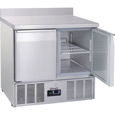 Saladette Avec Dosseret 2 Portes Gn 1/1 - Casselin