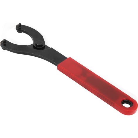 Clé à molette pour boîtier de pédalier de vélo, extracteur de roue libre, outil de réparation en acier avec poignée en caoutchouc
