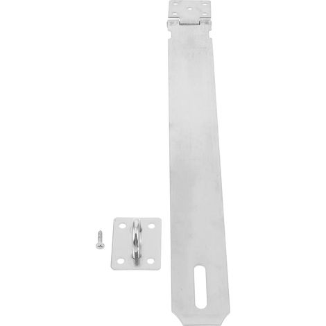Moraillon de Cadenas avec Vis en Acier Inoxydable 90 Degrés Verrou Robuste Installation Simple, Résistant aux Intempéries pour Porte Coulissante et Armoire pour Usage Domestique (1/5)