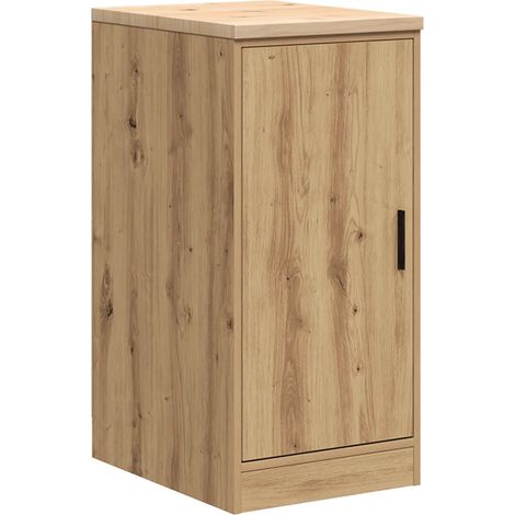 Armario de almacenamiento de madera de 40 x 51 x 85 cm espacio de almacenamiento resistente estilo garaje roble hecho a mano 020051369 (1/5)