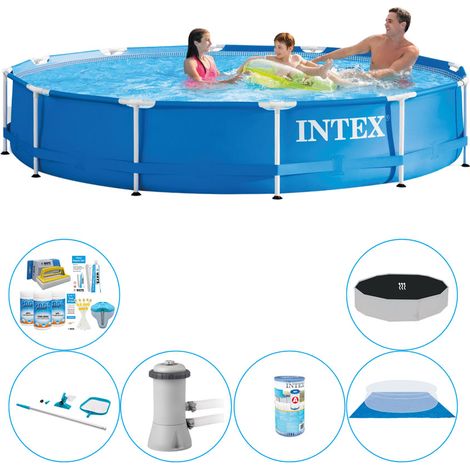 Intex Piscine Tubulaire Ronde - 366x76 cm - 6-pièces  S20481 (1/5)