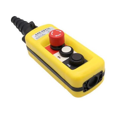 Bouton d'arrêt d'urgence,Deux poussoirs + bouton d'arrêt d'urgence-XAC-A2713 (1/4)