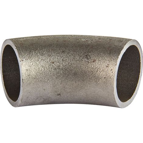 Schweissbogen 2 1/2 Zoll 76,1mm 45° lang DN65 Rohrbogen schwarz (1/5)