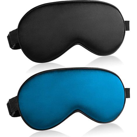 noir, Vert Lot De 2 Masques Pour Les Yeux Pour Dormir Avec Sangle Rglable, Masque Pour Les Yeux Doux Occultant (1/5)