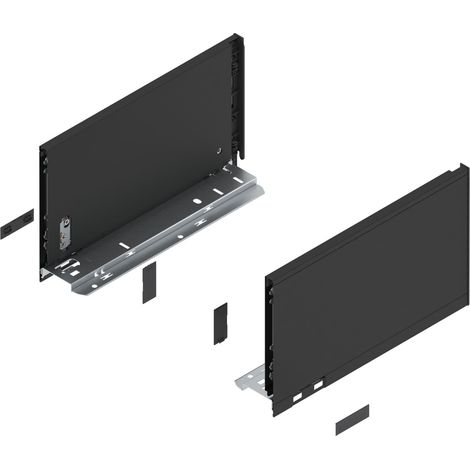 BLUM LEGRABOX pure Zarge Höhe C, NL 300, Carbonschwarz