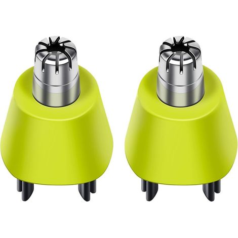 Têtes de rechange pour nez Philips OneBlade – Lot de 2 pièces compatibles QP2520/90, QP6510/70, QP6530/70, QP652070 (1/5)