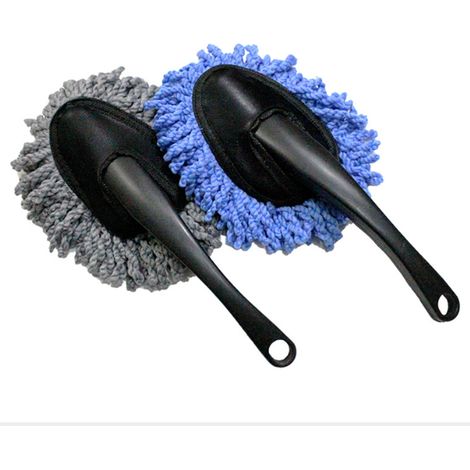 Cepillo de nanofibra para lavado de autos, para limpieza interior y exterior, con mango cómodo. (1/5)