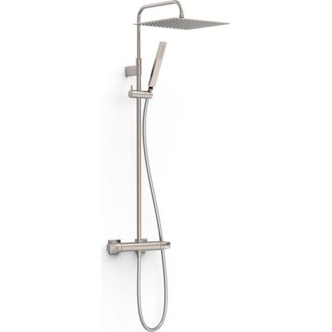 Ensemble de robinet thermostatique mural à 2 voies pour douche Acier - TRES 19039307AC (1/2)