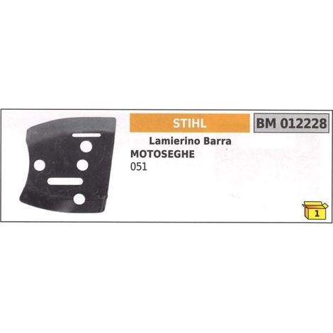 STIHL Kettenschienen-Seitenschild für Kettensägen 051 012228