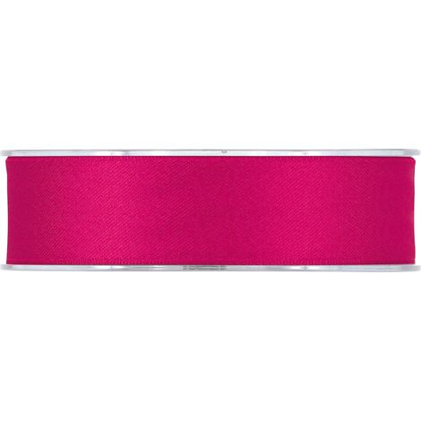 Piovaccari Nastro Matt Doppio Satin 25 Mm 15 Mt Red