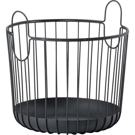 ZONE DENMARK Inu Storage Basket, Medium Colore: Zona Black